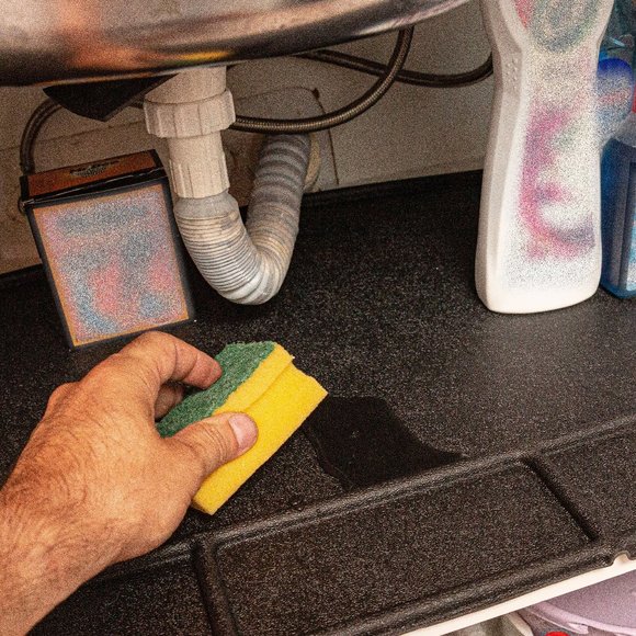 Under The Sink Mat Waterproof Mat- Rubber Mat, Kitchen Sink Mats, Under Sink - Picture 1 of 11